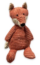 Jellycat London 18&quot; Medium Cordy Roy Fox Orange Stuffed Animal Toy Ribbed - $19.31