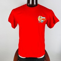 Gildan Doggie Diner Mens Large L Red Short Sleeve T-Shirt Aurora Plainfi... - $15.29