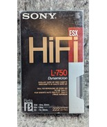 Sealed Vintage Sony Video Cassette Tape L-750 Betamax ESX Super HiFi Dyn... - $5.49