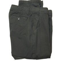 Faded Glory Men&#39;s Black Chino Pants 36x32 Cotton Blend Comfortable Fit - $19.79