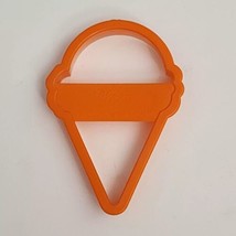 Wilton 1993 Plastic Open Cookie Cutter Ice Cream Cone With Scoop Of Ice ... - $2.95