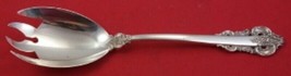 Grande Monarch by Camusso Peruvian Sterling Silver Salad Serving Fork 8&quot; - £147.13 GBP