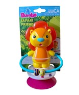 Bumbo Safari Friends Luca The Lion Suction Toy Rotates Clicks 10 Months + - $221.44 MXN