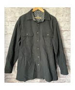 Levi Strauss Levis  Mens L Jacket Black Chamois Lined Button Shirt / Jacket - $19.93