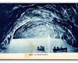 Capri Grotta Azzurra Blue Grotto Sea Cave Campania Italy UNP DB Postcard... - $1.93