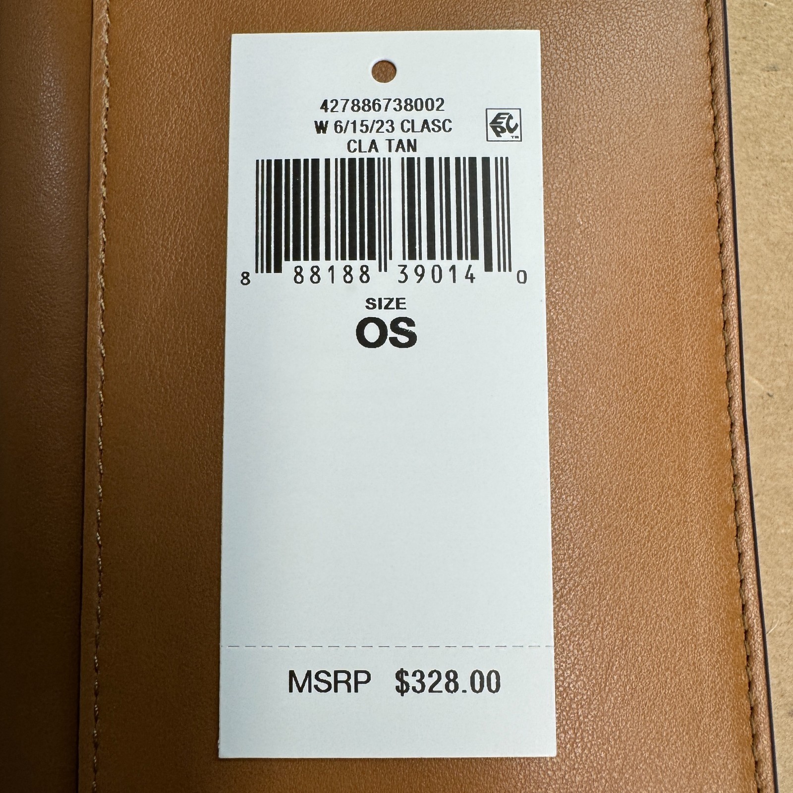Polo Ralph Lauren Polo ID Leather Chain Wallet & Crossbody – Classic Tan Item image 13