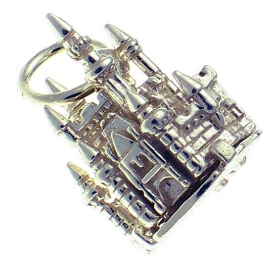 Welded Bliss Sterling 925 Silver Charm Fairy Castle Opens to Mouse, Ring or Clip - $21.01