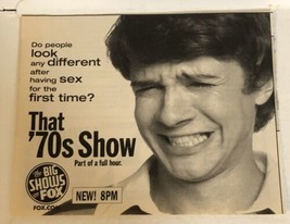 That 70s Show Tv Guide Vintage Print Ad Topher Grace Tpa15 - $6.92