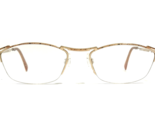 CAZAL Eyeglasses Frames MOD.409 Col.741 Gold Speckled Half Rim 51-18-125 - $93.28