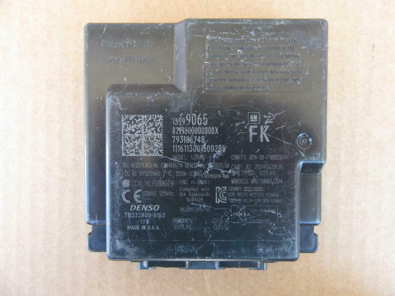 OEM 2016-2017 Chevrolet Cadillac GMC Keyless Entry Control Module 13599065 - $44.55