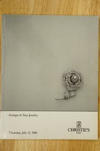 Vintage 1989 Christie&#39;s East Antique &amp; Fine Jewelry Catalog Reference PB Book - $19.79