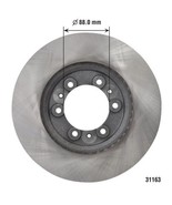 Disc Brake Rotor and Hub Assembly Front DURALAST by AutoZone 31163 - £43.51 GBP