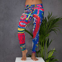Leggings Lotus Vincente, Brand Vincente, Feat Marittella&#39;s Art - Handmade - £72.26 GBP