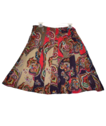 Chico&#39;s Paisley Women&#39;s 100% Silk Skirt Size 1 - $29.35 CAD