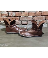 Pointed Boots For Mens Medieval Sca Larp Handmade Poulaines Norman Boots... - $75.00