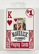 Hoyle Maverick Jumbo Playing Cards Poker Red (BRAND NEW SEALED) - $24.01