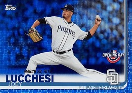 2019 Topps Opening Day Blue Foil #165 Joey Lucchesi San Diego Padres ⚾ - £0.71 GBP