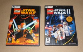 STAR WARS – LEGO I and II – PC CD ROM GAMES - LUCASARTS  - $9.99