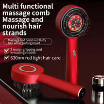 Electric Massage Comb 3 Modes Portable Red Light Laser Comb for Hair Fol... - $43.37