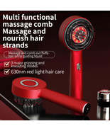Electric Massage Comb 3 Modes Portable Red Light Laser Comb for Hair Fol... - $43.37