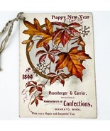 Antique Ad Card Rosenberger &amp; Currier Confections Happy New Year Minneso... - $29.99