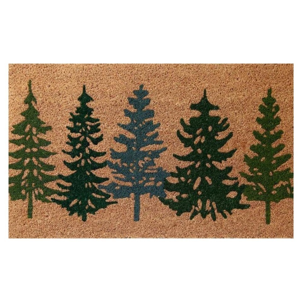 Rustic Pine Tree Welcome Mat - $47.37