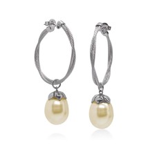 Alor South Sea Pearl Hoop Earring Size One Size - €273,72 EUR