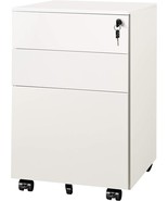 Locking File Cabinet From Devaise With Three Drawers And A, Fully Assemb... - £134.88 GBP