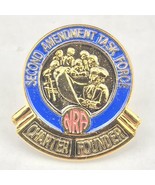 NRA Second Amendment Task Force Charter Founder Vintage Pin Gold Tone En... - $10.95