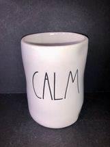 Rae Dunn CALM Ceramic Candle Holders NO CANDLE 4” Tall - $11.00