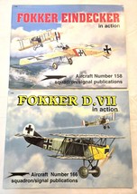 SQUADRON SIGNAL Fokker D.VII &amp; Eindecker IN ACTION 1158/1166 German Worl... - £14.88 GBP