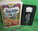 Walt Disney Masterpiece Snow White And The Seven Dwarfs Clam Shell VHS M... - $8.90