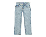 Wonder Nation Boys Distressed Straight Leg Denim Jeans Husky 12 - Adj Waist - $10.99