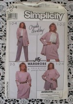 Simplicity 8904 Misses Top, Pants, Skirt &amp; Unlined Flared Jacket Size 10 - $8.41