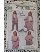 Simplicity 8904 Misses Top, Pants, Skirt &amp; Unlined Flared Jacket Size 10 - £6.32 GBP