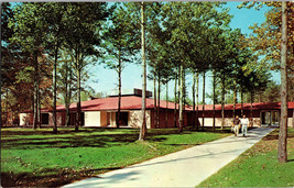 Vtg Postcard Michigan Northwood Institute Midland Co-ed Residence Dow Commons - £4.42 GBP