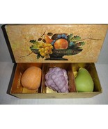 Vintage Avon Fruit Bouquet 3 Perfumed Soaps 2oz each - £4.50 GBP