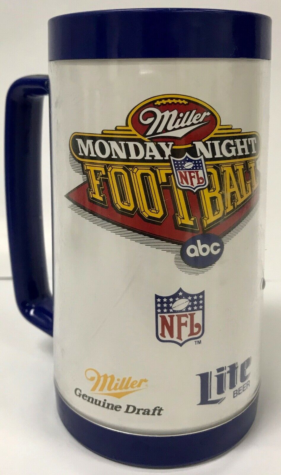 Primary image for Miller Beer ABC Monday Night Football NFL Vintage INSULATED Beer Mug Retro