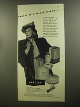 1944 Yardley Advertisement - Bond Street Perfume, Face Powder, Lipstick - £14.45 GBP