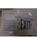 HUBBELL / DUAL LITE LESWSGRNA EDGE LIT LED EXIT SIGN /120-277VAC /SATIN ... - $1,093.05 MXN