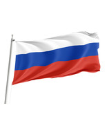Flag of Russia, Unique Design Print , Size - 3x5 Ft / 90x150 cm, Made in EU - $40.58 CAD