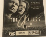 The X-Files TV Guide Print David Duchovny Gillian Anderson TPA6 - $5.93