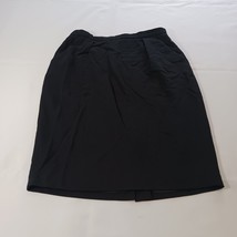 Dana Buchman Women's Black 100% Pure Wool Lined Pencil Skirt Measured Waist 30" image 7