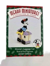 Hallmark Keepsakes Mery Miniatures Minnie’s Luggage Car - $10.34