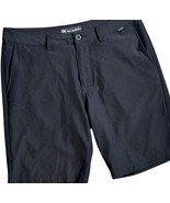 Travis Mathew Shorts Mens 34 Black Chino Flex Performance Tech Lightweig... - $19.53