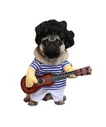 Dog Costume Pet Christmas Party Outfit Cats Policeman Playing Guitar Cos... - £16.55 GBP
