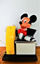 Unisonic Yellow Mickey Mouse Top Hat Phone Memo Slot Walt Disney Product... - £27.36 GBP