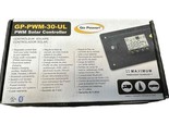 NEW Go Power PWM Solar Controller GP-PWM-30-UL 82756 With Bluetooth - $138.59