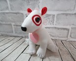 Target Bullseye plush Lover Girl dog pink bow gingham checked heart neck... - $12.86