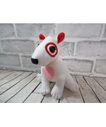 Target Bullseye plush Lover Girl dog pink bow gingham checked heart neck... - £10.11 GBP